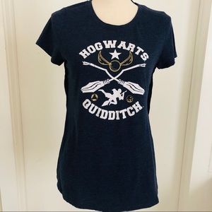 Harry Potter Short Sleeves Navy Graphic Tee